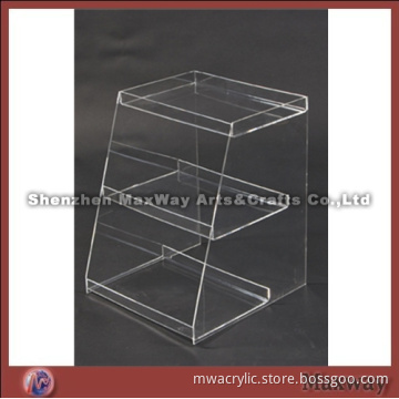 Transparent 3 Tiers Acrylic Cupcake Stand Shelf